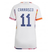 Camisa de time de futebol Bélgica Yannick Carrasco #11 Replicas 2º Equipamento Feminina Mundo 2022 Manga Curta